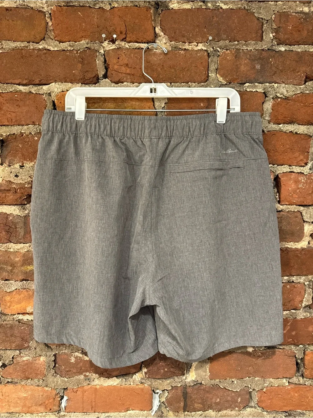 Eddie Bauer Men’s Gray Brown Athletic Drawstring Shorts